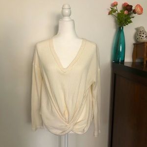 Anthropologie long sleeve knit top